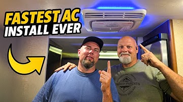 The Easiest RV A/C Install We’ve Ever Done TURBRO GREENLAND INVERTER AC 