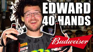 We Did The EDWARD 40 Hands Challenge BUT With A Twist...