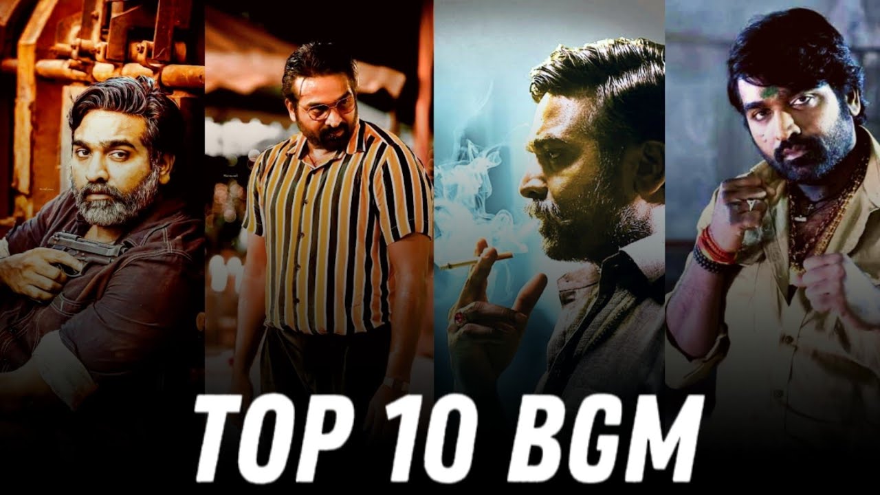 💥🤯Top 10 Vijay sethupathi bgm, vikram vedha, santhanam,vjs bhavani ...