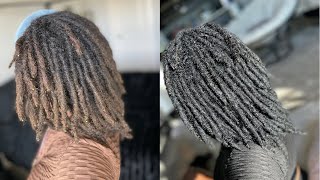 Dyeing My Locs Jet Black from Brown | 18 Months Loc’d