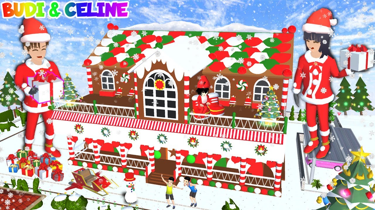 Yuta Mio Ubah Rumah Jadi Markas Bertingkat Santa Clause | Yuta Mio Celine Bagi Kado Natal Christmas