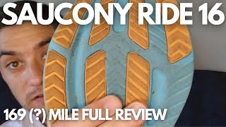 Saucony Ride 16 after 169 miles