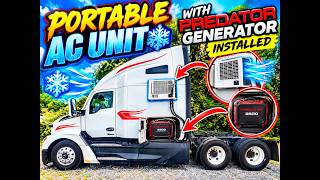 My Generated Portable AC Setup In 2023 Kenworth T680 MX13 EPA21   4K