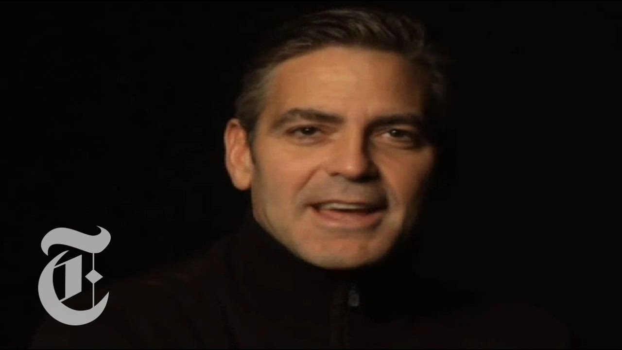 Clooney Interview Screen Test The New York Times YouTube