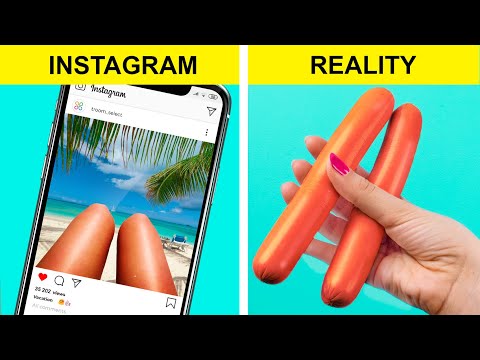 Instagram Vs Thực Tế! 15 Bí Quyết Chụp Ảnh