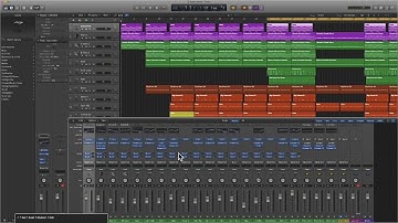 Applying an effect to a track in Logic Pro X with voice over