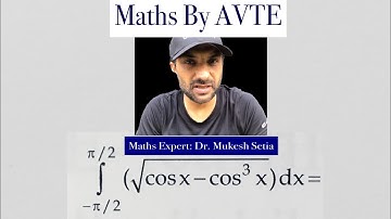 Definite Integration class 12 | concepts & tricks | HOTS | -pi/2 to pi/2 sq root cosx - cos^3x| JEE