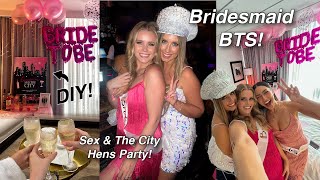 VLOG Organising a surprise HENS PARTY for a bestie DIY Decor Theme Itinerary