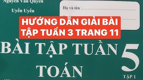 Phiếu bài tập toán lớp 5 tuần 3 năm 2024