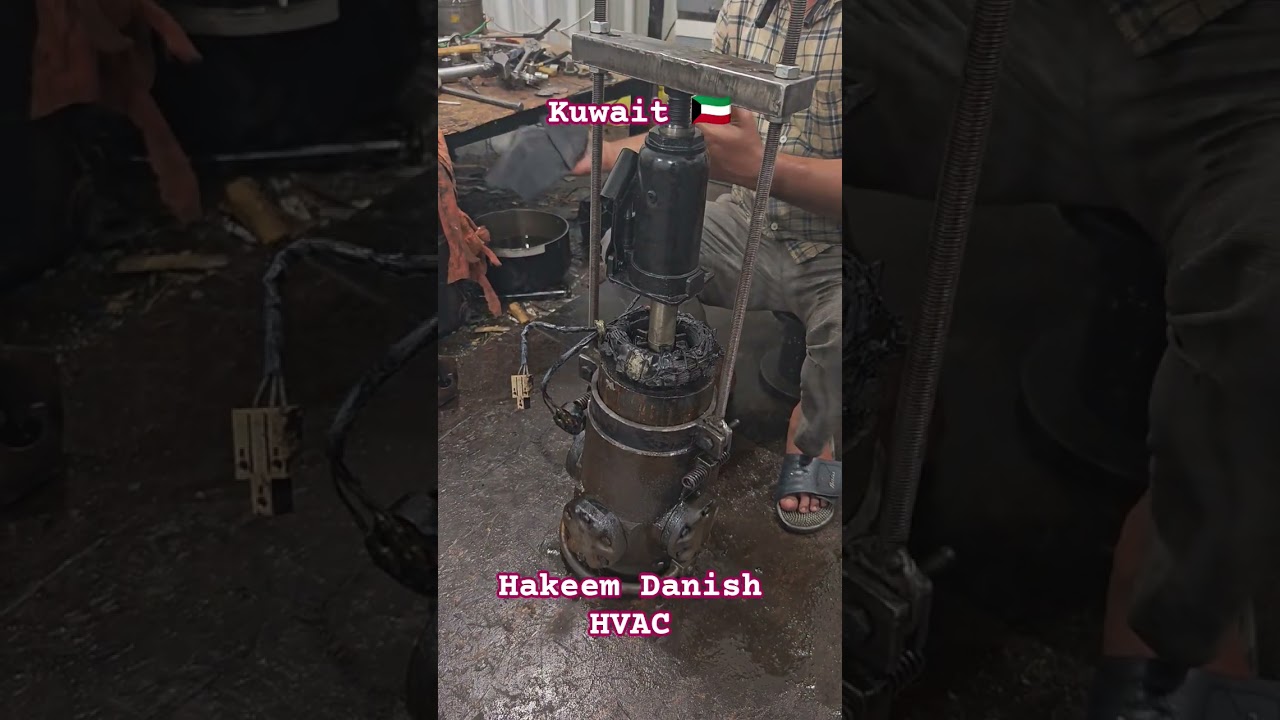 how to remove winding moter in compressor 