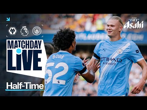 HAALAND AND REIJNDERS GIVE CITY HALF-TIME LEAD AT WOLVES! Wolves 0-2 Man City | Premier League