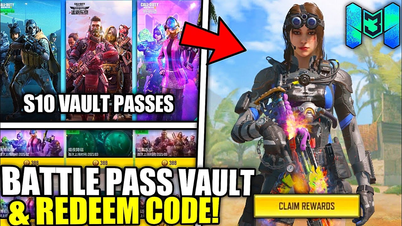 Battle Pass Vault First Look + FREE Alias Redeem Code! Cod Mobile