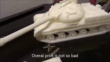 Printing Is-3 Tank with 3D printer Prusa I3, and a Slic3r error...