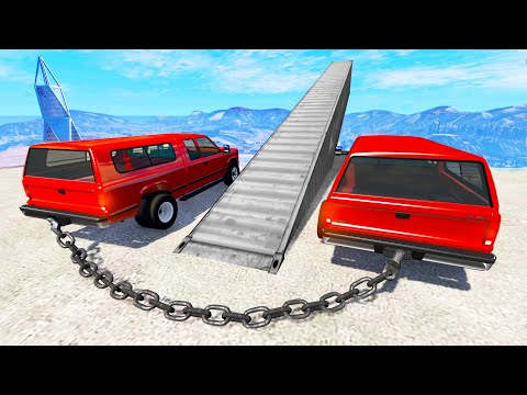 Destroying the Cars - High Speed Jumps #10 (BeamNG Drive Crashes)