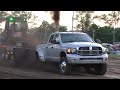 Hard Charging Work/Street Stock Diesel 4x4 Trucks In Action At Burlington