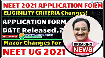 NEET 2021 : Registration Form Date Released.? | neet 2021 application form date • neet | Teachmint