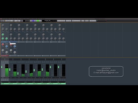 سلسلة مكساج لووب إيقاع غربي على Channel Strip 3 بطريقة مختصر 