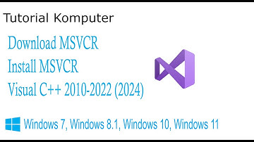 Cara Download, Install, Update Microsoft Visual C++ VC Redist Runtime 2024, Error MSVCR