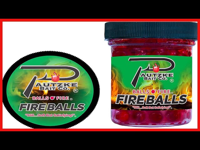 Pautzke Fishing Bait Scented Artificial Salmon Eggs Fish Lure Attractant  Fire Balls 