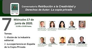 7ma Conversatorio Retribución a la Creatividad y Derechos de Autor: La copia privada |Sergio Mayer