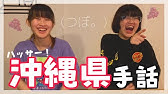 手話ゆんたく講座第12回 沖縄方言手話 茶色 免許 かっこいい Youtube