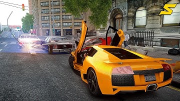 GTA 4 Car Crashes - Crash Testing Real Car Mods Ep.61