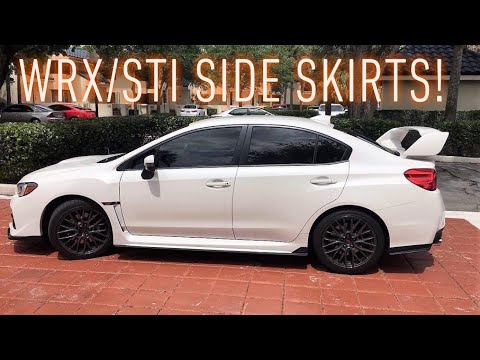 2017 Subaru WRX STI – DIY Side Skirts Install