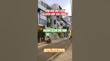 Bán nhà mặt tiền đường Nguyễn Văn Thủ quận 1 ngang 8.2m dài 18m 5 lầu #batdongsan #bannhaquan1