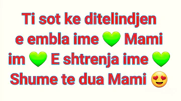 Gezuar ditelindjen mami im ❤💚 mbreteresha ime 💚❤