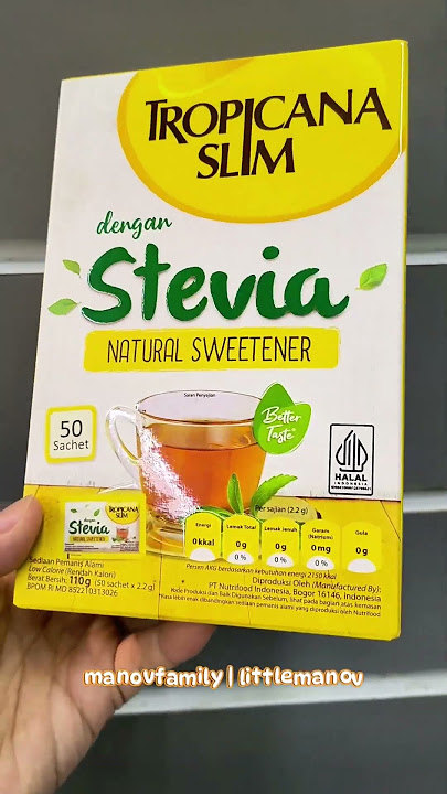 Review Tropicana Slim Stevia Natural Sweetener #tropicanaslim #stevia #pemanisalami