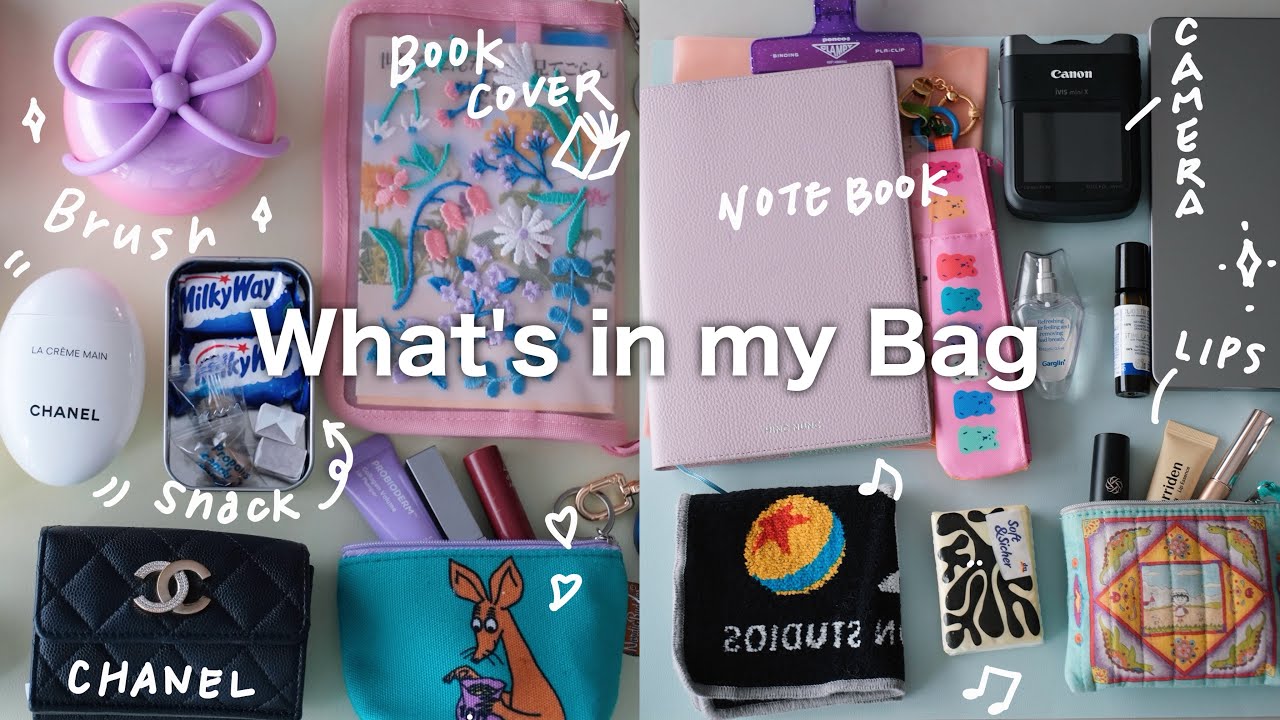 [ What's in my bag ] 心配性な30代の仕事の日と休日のカバンの中身👜