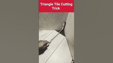 Triangle Tile Cutting | diy tile cutting |easy tile cutting | #tilecutting