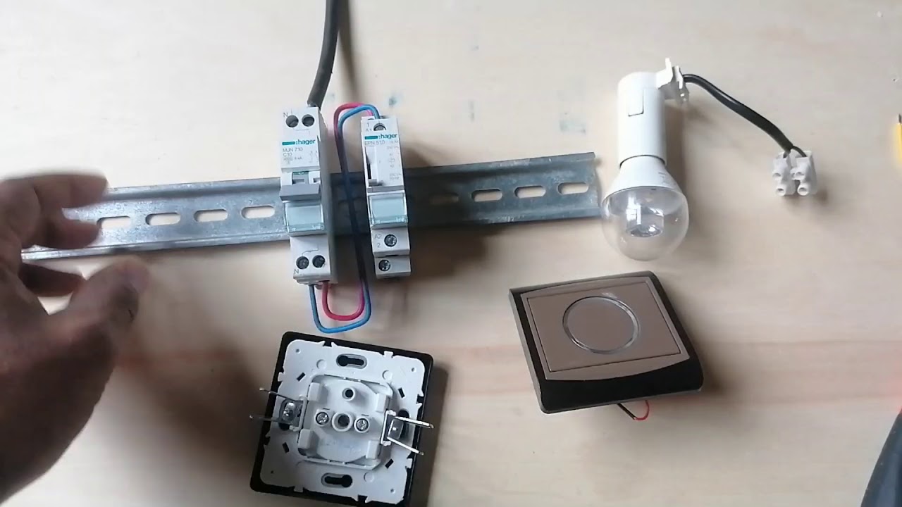 #Comment_brancher_un_Telerupteur_avec_bouton_poussoir? #طريقة_تركيب