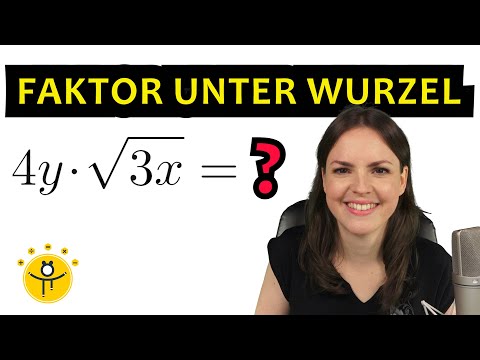 Video: So Entfernen Sie Einen Faktor Aus Dem Wurzelzeichen