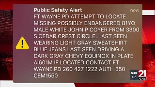 FWPD searching for missing 81-year-old man