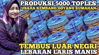 PRODUCTION OF 5,000 JARS! TAKE A PEEK AT THE HOMEMADE KEMBANG GOYANG RECIPE FOR EID CAKE FILLING!...