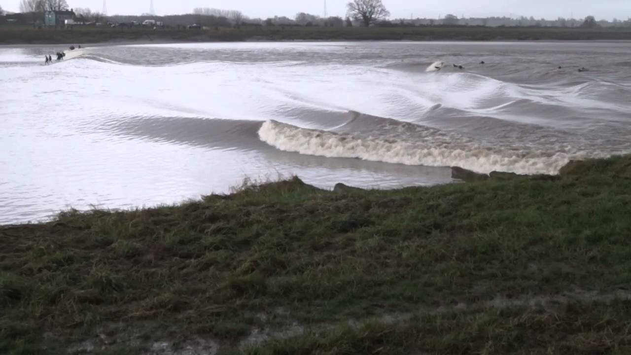 River Severn Bore 3 March 2014 YouTube