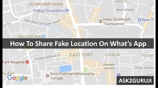 How To Share Fake Location On Whats App screenshot 5