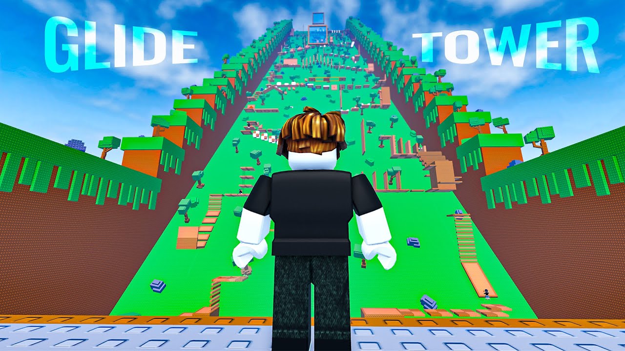 Roblox GLIDE TOWER Parkour Gameplay No Copyright 4K 60fps | Roblox Gameplay No Copyright | 69