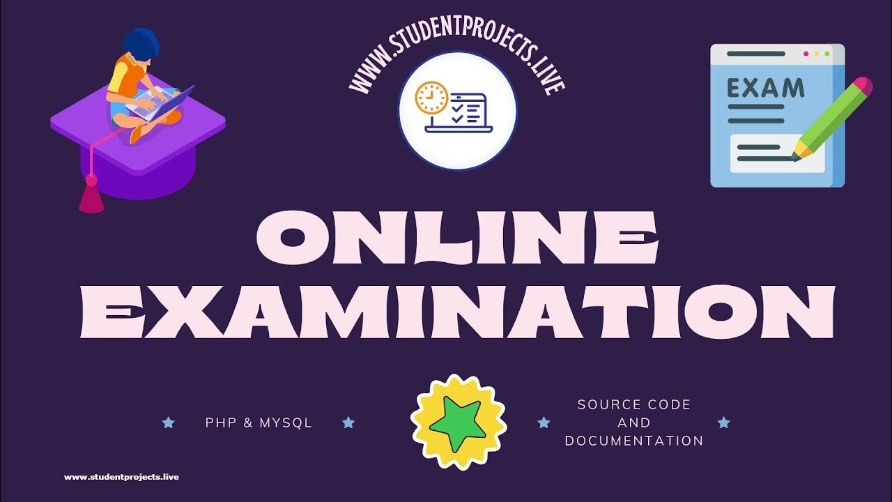 Exams php. Online exam. php exam project.