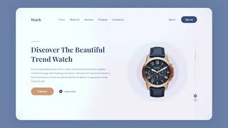 Celebrity Design Homepage Header UI Design in Adobe XD (2021) Profile