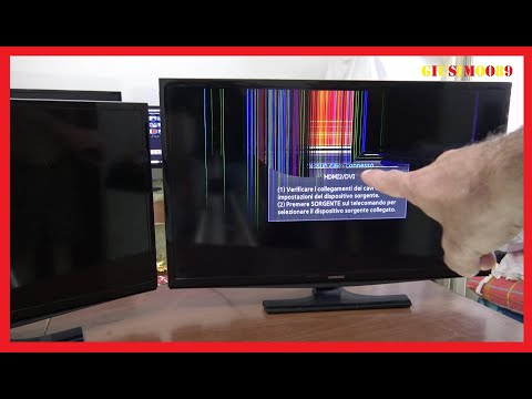 Riparazione TV SAMSUNG - Ma se una tv ha lo schermo rotto, ha lo schermo rotto! 2 tv in 1!