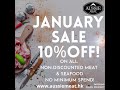 LASTDAY...... January Sale 10% Off On All Non-Discounted Meat and Seafood !