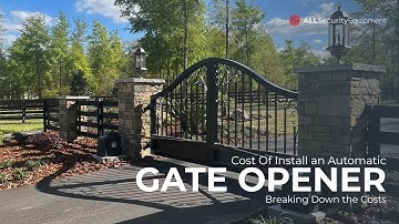 How Much Does It Cost To Install an Automatic Gate Opener? Breaking Down the Costs