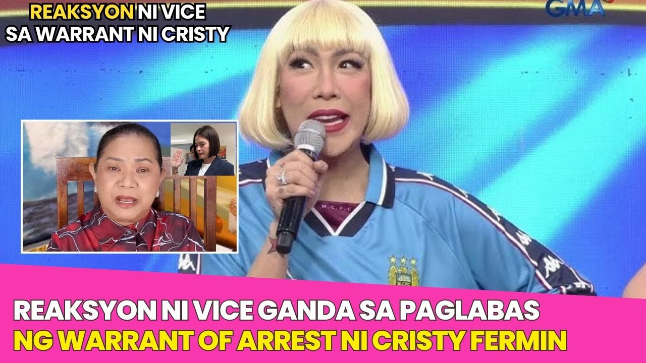 AKTWAL na REAKSYON ni VICE GANDA sa WARRANT of ARREST na Inilabas para kay Cristy Fermin
