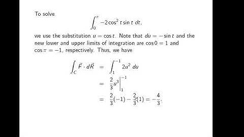 [Math 23] Disc 4.1 Line Integrals of Vector Fields, Work (Part 1 of 4)