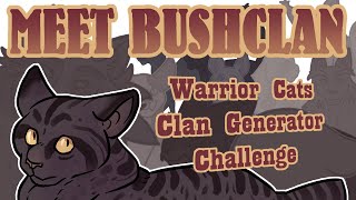 Warrior Cats Clan Generator Challenge | With Audio Commentary!