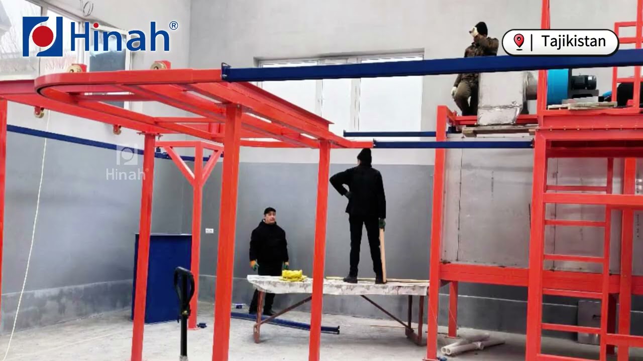 Radiator Electrostatic Powder Coating Line Hinah