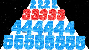 Crowd Number 3D (vs) Rubberball Runner - ASMR Gameplay (Freeplay Original) New Update