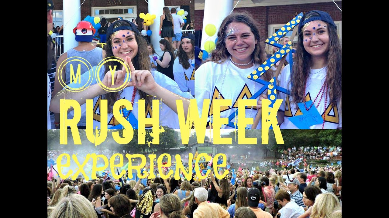 MY RUSH WEEK EXPERIENCE - YouTube